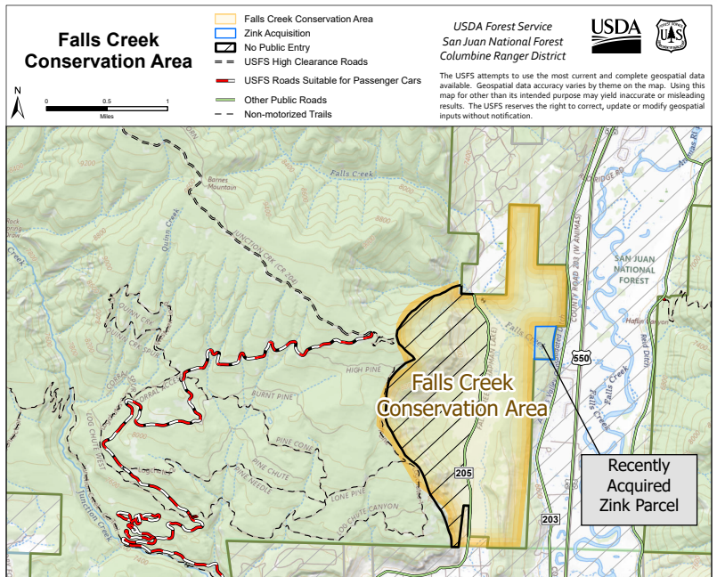 US Forest Service Announces Restoration Efforts at Falls Creek Conservation Area